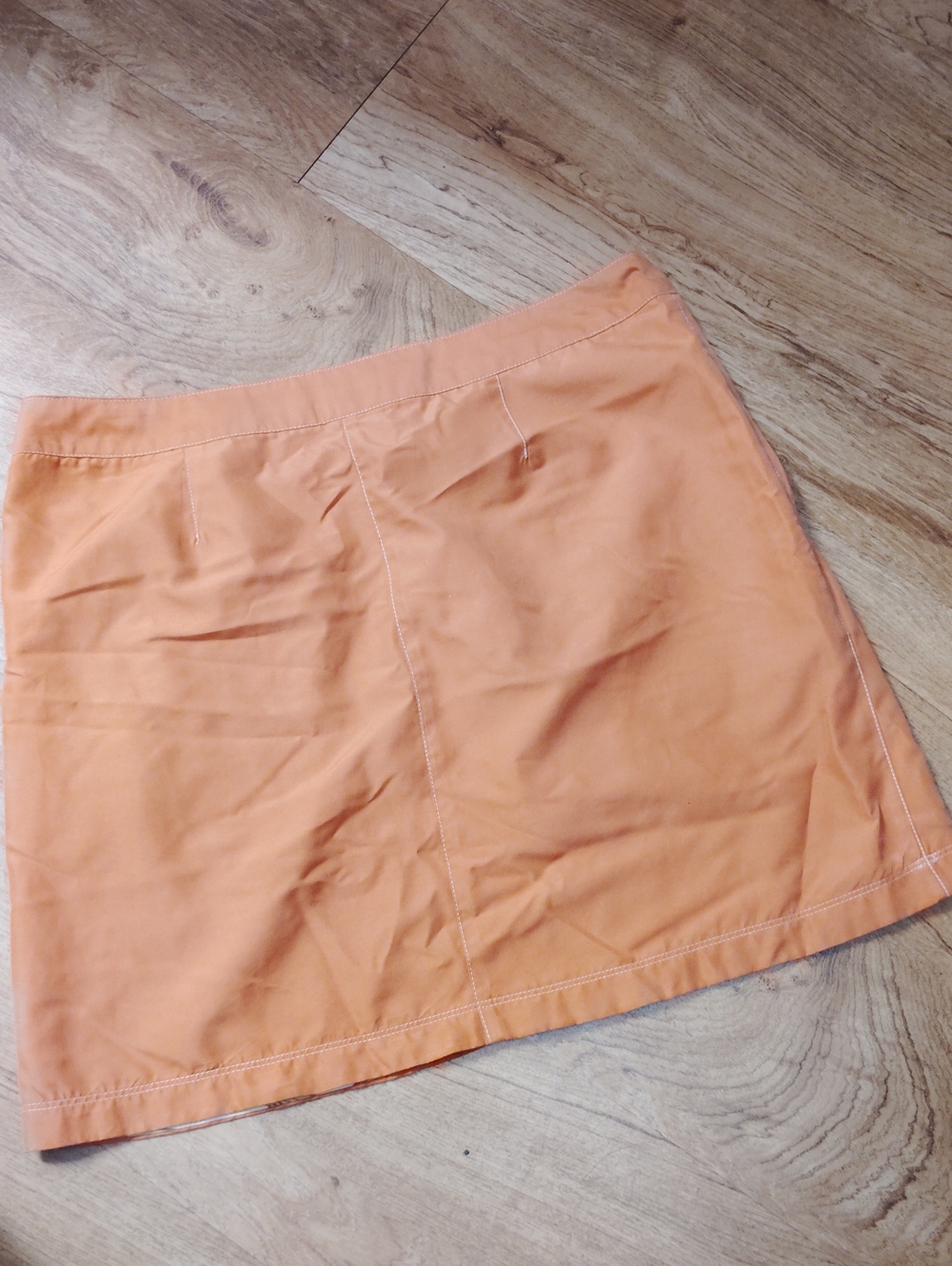 Aventura Peach-Orange Mini Skirt
